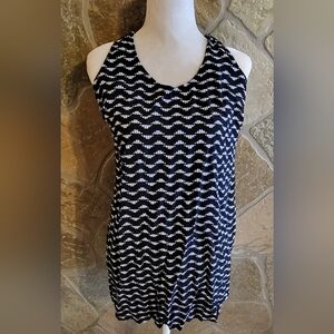 Old Navy Swing Sun Dress Extra Small Geometric Sleeveless Tribal Print